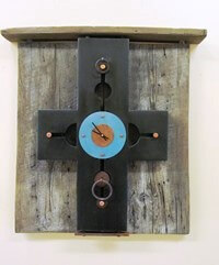 wooden clock