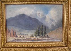 framed painting