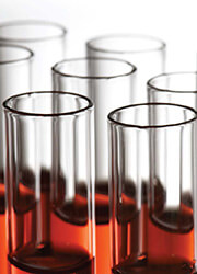 vials of blood
