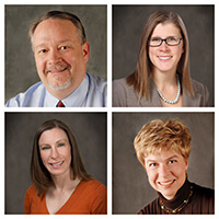 Drs. James Wigington, Ashley O'Hara, Vanna Irving and Stephanie Earhart